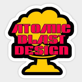 Atomic Blast Design Sticker